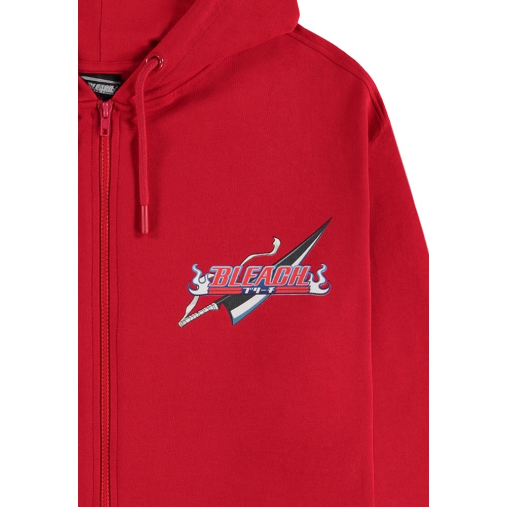Bleach - Ichigo Bankai Sword Vest met capuchon - Rood